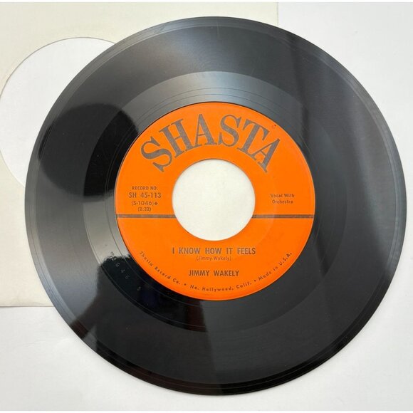 Jimmy Wakely Out in the Cold Again / I Know How it Feels 45 Vinyl 60s Country - Picture 6 of 6